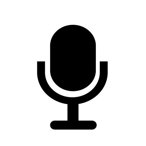 símbolo microfone.
